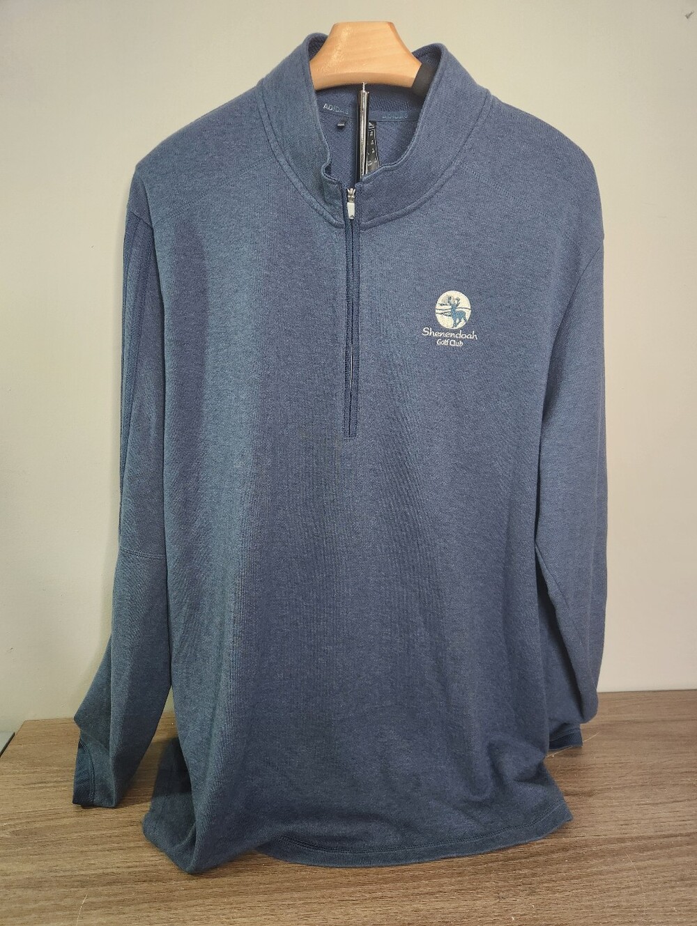 Adidas 3-Stripes Quarter-Zip Pullover Sweater